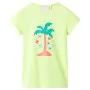 Fluorescent yellow children's t-shirt 128 by , Kids T-shirts - Ref: Foro24-11292, Price: 8,12 €, Discount: %
