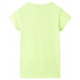 Camiseta infantil amarillo fluorescente 128 de , Camisetas para niños - Ref: Foro24-11292, Precio: 8,20 €, Descuento: %
