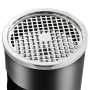Black steel trash can with ashtray 30 L by vidaXL, Garbage cans and trash cans - Ref: Foro24-51088, Price: 89,30 €, Discount: %