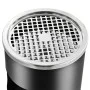 Black steel trash can with ashtray 30 L by vidaXL, Garbage cans and trash cans - Ref: Foro24-51088, Price: 81,71 €, Discount: %