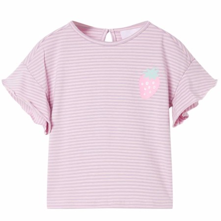 Kinder-T-Shirt mit lila Rüschenärmeln 128 von , Kinder-T-Shirts - Ref: Foro24-11537, Preis: 8,54 €, Rabatt: %