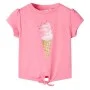 Camiseta infantil rosa brillante fluorescente 128 de , Camisetas para niños - Ref: Foro24-11252, Precio: 8,24 €, Descuento: %