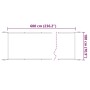 Toldo vertical verde claro 180x600 cm tela oxford