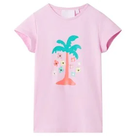 Camiseta infantil color lila 140 de , Camisetas para niños - Ref: Foro24-11303, Precio: 8,12 €, Descuento: %