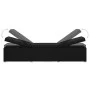Garden lounger with cushion and black synthetic rattan table by vidaXL, Loungers - Ref: Foro24-46228, Price: 160,28 €, Discou...