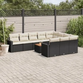 11-piece garden sofa set and black synthetic rattan cushions by , Modular outdoor sofas - Ref: Foro24-3224299, Price: 628,35 ...