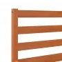 Solid wax brown pine wood bed frame 120x200 cm by , Beds and slatted bases - Ref: Foro24-844149, Price: 142,53 €, Discount: %