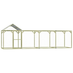 Impregnated pine wood chicken coop 6x1.5x2 m by vidaXL, Cages and habitats for small animals - Ref: Foro24-278402, Price: 228...