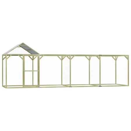 Impregnated pine wood chicken coop 6x1.5x2 m by vidaXL, Cages and habitats for small animals - Ref: Foro24-278402, Price: 220...
