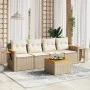 Garden sofa set with cushions 5 pieces beige synthetic rattan by , Garden sets - Ref: Foro24-3259020, Price: 361,37 €, Discou...