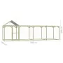Impregnated pine wood chicken coop 6x1.5x2 m by vidaXL, Cages and habitats for small animals - Ref: Foro24-278402, Price: 220...