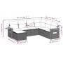 7-teiliges Gartensofa-Set und beigefarbene synthetische Rattankissen von , Gartensets - Ref: Foro24-3259448, Preis: 449,97 €,...
