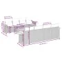 9-teiliges Gartensofa-Set mit beigen synthetischen Rattankissen von , Gartensets - Ref: Foro24-3259062, Preis: 642,46 €, Raba...