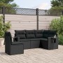5-teiliges Gartenmöbel-Set und schwarze synthetische Rattankissen von , Gartensets - Ref: Foro24-3252502, Preis: 370,85 €, Ra...