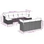11-teiliges Gartensofa-Set und graue synthetische Rattankissen von , Gartensets - Ref: Foro24-3223883, Preis: 602,79 €, Rabat...