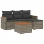 Garden sofa set with cushions 5 pieces gray synthetic rattan by , Garden sets - Ref: Foro24-3258315, Price: 283,59 €, Discoun...