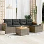 Set de muebles de jardín 6 pzas y cojines ratán sintético gris de , Conjuntos de jardín - Ref: Foro24-3258329, Precio: 335,81...