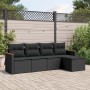 5-teiliges Gartenmöbel-Set und schwarze synthetische Rattankissen von , Gartensets - Ref: Foro24-3258317, Preis: 344,98 €, Ra...