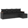 5-teiliges Gartenmöbel-Set und schwarze synthetische Rattankissen von , Gartensets - Ref: Foro24-3258317, Preis: 344,98 €, Ra...