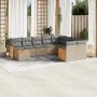 Garden sofa set with beige cushions 10 pieces synthetic rattan by , Garden sets - Ref: Foro24-3260400, Price: 643,68 €, Disco...