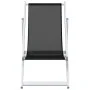 Folding beach chairs 2 units aluminum and black textilene by , Garden chairs - Ref: Foro24-360168, Price: 103,99 €, Discount: %