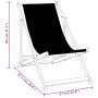 Folding beach chairs 2 units aluminum and black textilene by , Garden chairs - Ref: Foro24-360168, Price: 103,99 €, Discount: %