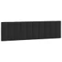 Black velvet padded headboard 180 cm by , Headboards and footboards - Ref: Foro24-374683, Price: 64,48 €, Discount: %
