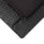 Sun lounger with black synthetic rattan cushion by vidaXL, Loungers - Ref: Foro24-46237, Price: 167,51 €, Discount: %