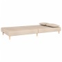 2-Sitzer-Schlafsofa mit zwei Kissen aus cremefarbenem Stoff von , Sofas - Ref: Foro24-375890, Preis: 252,24 €, Rabatt: %
