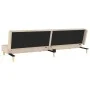 2-seater sofa bed with two pillows in cream fabric by , Sofas - Ref: Foro24-375890, Price: 247,90 €, Discount: %