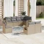 Garden sofa set with beige cushions 8 pcs PE rattan by , Garden sets - Ref: Foro24-3252776, Price: 593,40 €, Discount: %