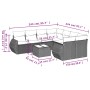9-piece garden sofa set with beige synthetic rattan cushions by , Garden sets - Ref: Foro24-3253495, Price: 666,41 €, Discoun...