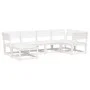 Gartensofa-Set 6-teilig aus massivem weißem Kiefernholz von , Gartensets - Ref: Foro24-3217031, Preis: 534,53 €, Rabatt: %