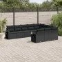 Garden sofa set 10 pieces with black synthetic rattan cushions by , Garden sets - Ref: Foro24-3253022, Price: 648,66 €, Disco...