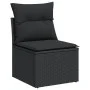 6-piece garden sofa set and black synthetic rattan cushions by , Garden sets - Ref: Foro24-3222604, Price: 463,49 €, Discount: %