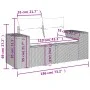 6-piece garden sofa set and black synthetic rattan cushions by , Garden sets - Ref: Foro24-3222604, Price: 463,49 €, Discount: %