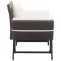 Garden bench with brown synthetic rattan cushions 176 cm by vidaXL, garden benches - Ref: Foro24-46231, Price: 219,06 €, Disc...