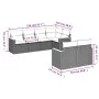 7-piece garden dining set and black synthetic rattan cushions by , Garden sets - Ref: Foro24-3258542, Price: 451,44 €, Discou...