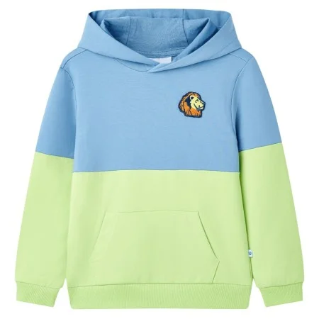 Children's sweatshirt with soft blue and yellow hoodie 104 by , Kids T-shirts - Ref: Foro24-12595, Price: 14,00 €, Discount: %