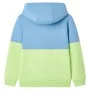 Children's sweatshirt with soft blue and yellow hoodie 104 by , Kids T-shirts - Ref: Foro24-12595, Price: 14,00 €, Discount: %
