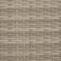 Double sun lounger with hood and light gray synthetic rattan cushions by , Loungers - Ref: Foro24-365812, Price: 339,61 €, Di...