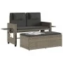 Garden recliner with gray synthetic rattan cushions by , garden benches - Ref: Foro24-365819, Price: 295,63 €, Discount: %