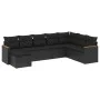 8-piece garden sofa set and black synthetic rattan cushions by , Garden sets - Ref: Foro24-3258646, Price: 498,63 €, Discount: %