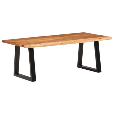 Solid acacia wood coffee table 110x55x40 cm by , Coffee table - Ref: Foro24-374951, Price: 130,24 €, Discount: %