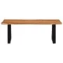 Solid acacia wood coffee table 110x55x40 cm by , Coffee table - Ref: Foro24-374951, Price: 130,24 €, Discount: %
