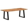 Solid acacia wood coffee table 110x55x40 cm by , Coffee table - Ref: Foro24-374951, Price: 130,24 €, Discount: %