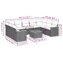 Garden sofa set with beige cushions 10 pieces synthetic rattan by , Garden sets - Ref: Foro24-3258684, Price: 677,67 €, Disco...