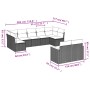 9-piece garden sofa set with beige synthetic rattan cushions by , Garden sets - Ref: Foro24-3258692, Price: 599,10 €, Discoun...