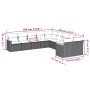 Gartensofa-Set mit beigen Kissen, 10-teilig, synthetisches Rattan von , Gartensets - Ref: Foro24-3258755, Preis: 624,09 €, Ra...