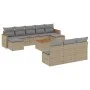 11-piece garden sofa set with beige synthetic rattan cushions by , Garden sets - Ref: Foro24-3258797, Price: 615,15 €, Discou...